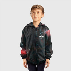 Ветровка с капюшоном детская Crew Dragon Z, цвет: 3D-черный — фото 2