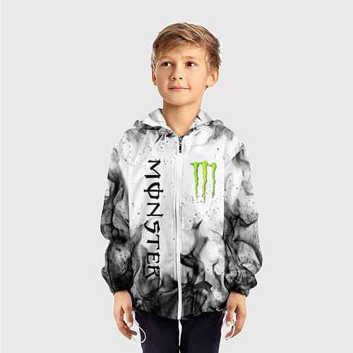 Детская ветровка MONSTER ENERGY / 3D-Белый – фото 3