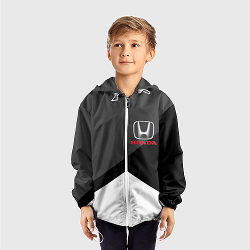 Детская ветровка HONDA / 3D-Белый – фото 3