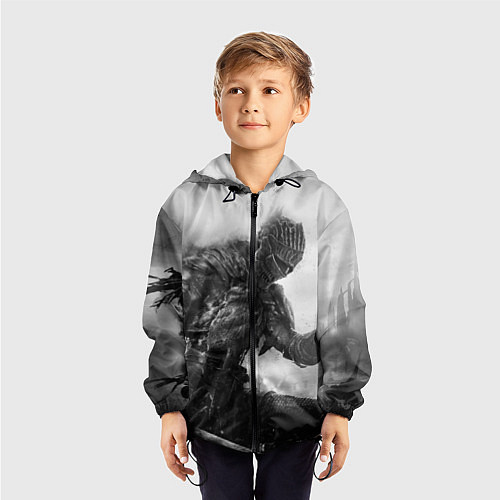 Детская ветровка DARK SOULS / 3D-Черный – фото 3