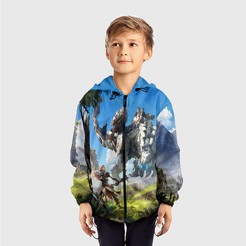 Детская ветровка HORIZON ZERO DAWN / 3D-Черный – фото 3