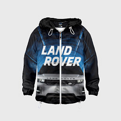 Ветровка с капюшоном детская LAND ROVER, цвет: 3D-белый