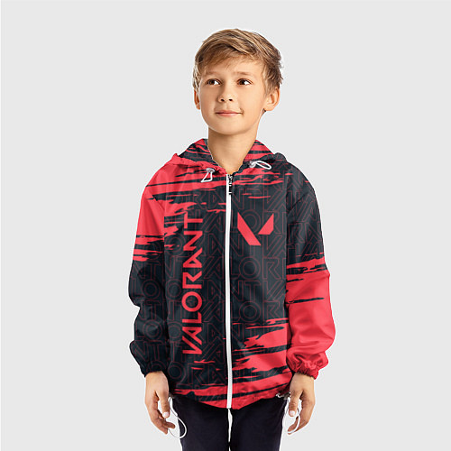 Детская ветровка VALORANT ВАЛОРАНТ / 3D-Белый – фото 3