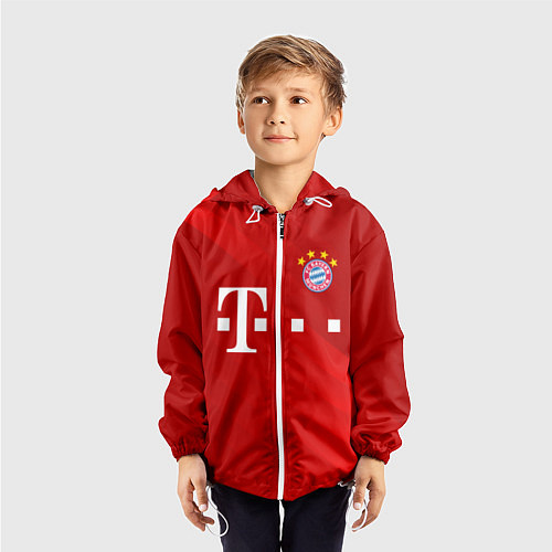 Детская ветровка FC Bayern Munchen / 3D-Белый – фото 3