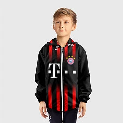 Ветровка с капюшоном детская FC Bayern Munchen, цвет: 3D-белый — фото 2