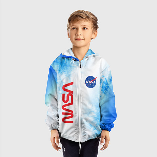 Детская ветровка NASA НАСА / 3D-Белый – фото 3
