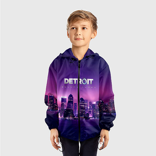 Детская ветровка Detroit Become Human S / 3D-Черный – фото 3