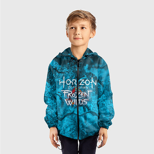 Детская ветровка Horizon Zero Dawn / 3D-Черный – фото 3