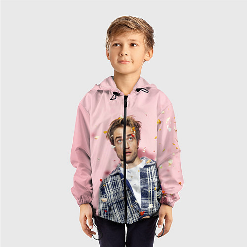 Детская ветровка ROBERT PATTINSON / 3D-Черный – фото 3