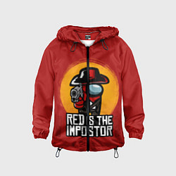 Детская ветровка Red Is The Impostor