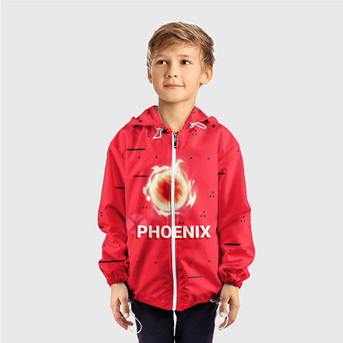 Детская ветровка Phoenix / 3D-Белый – фото 3