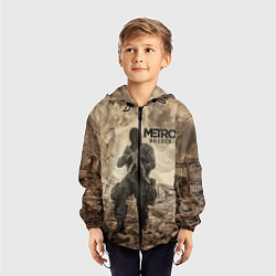 Ветровка с капюшоном детская Metro Exodus, цвет: 3D-черный — фото 2