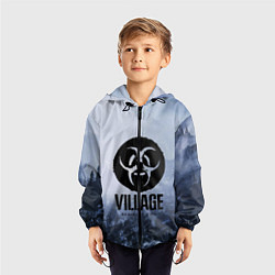 Ветровка с капюшоном детская RESIDENT EVIL : VILLAGE, цвет: 3D-черный — фото 2