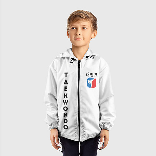 Детская ветровка Тхэквондо Taekwondo / 3D-Черный – фото 3