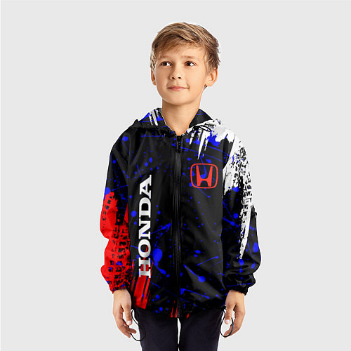 Детская ветровка HONDA / 3D-Черный – фото 3