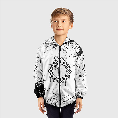 Детская ветровка МЕЛИОДАС 7 СМЕРТНЫХ ГРЕХОВ / 3D-Черный – фото 3