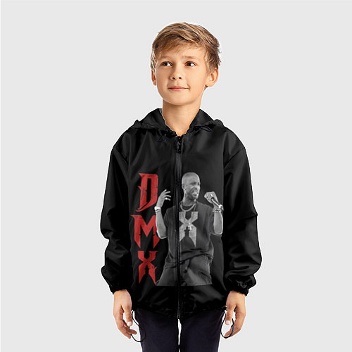 Детская ветровка DMX Earl Simmons / 3D-Черный – фото 3