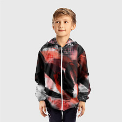 Ветровка с капюшоном детская MAY, цвет: 3D-белый — фото 2