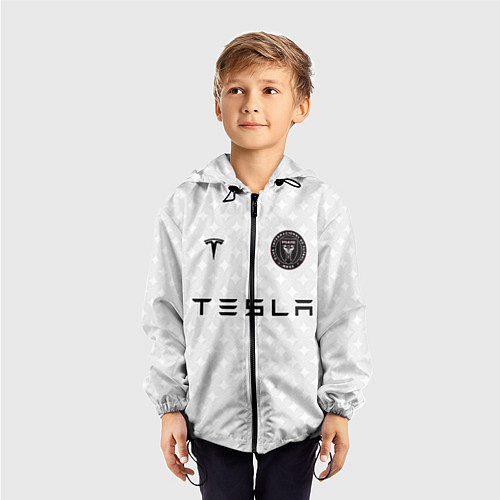 Детская ветровка INTER MIAMI FC TESLA KIT / 3D-Черный – фото 3