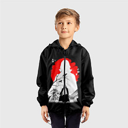 Ветровка с капюшоном детская MIkki токийские мстители микки, цвет: 3D-черный — фото 2