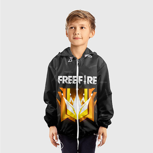 Детская ветровка Free Fire Фри фаер / 3D-Белый – фото 3