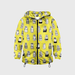 Ветровка с капюшоном детская Я, Цусима, цвет: 3D-черный