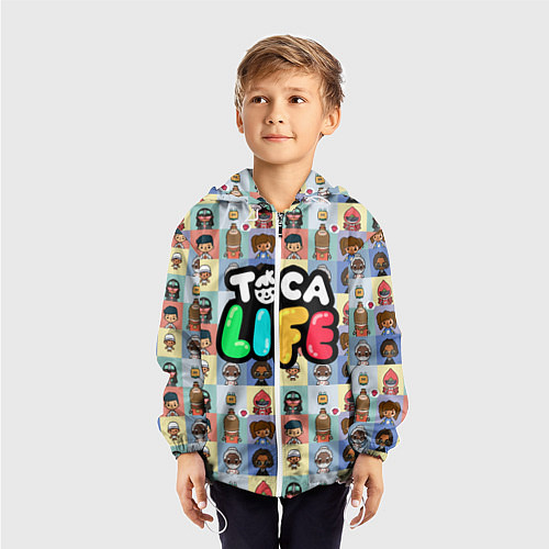Детская ветровка Toca Life / 3D-Белый – фото 3
