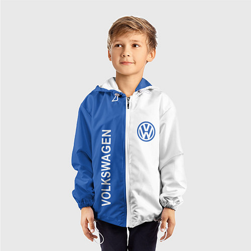 Детская ветровка Volkswagen, ФОЛЬКСВАГЕН / 3D-Белый – фото 3