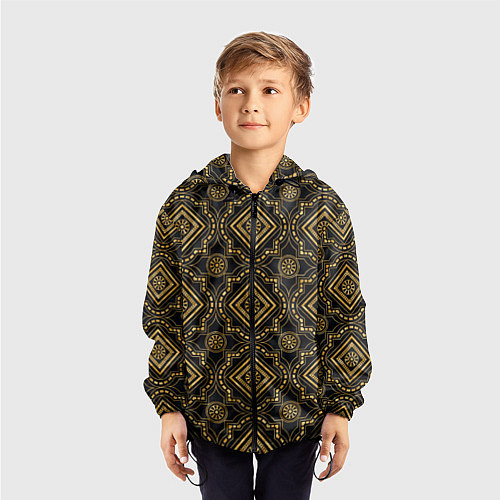 Детская ветровка Versace classic pattern / 3D-Черный – фото 3