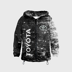 Ветровка с капюшоном детская Toyota - Grunge, цвет: 3D-черный