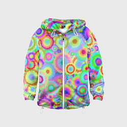 Детская ветровка Disco-Tie-Dye