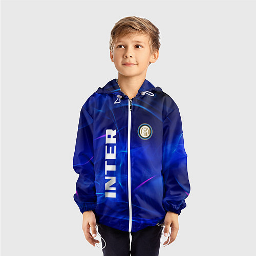 Детская ветровка Inter abstraction / 3D-Белый – фото 3