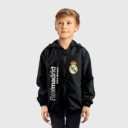 Ветровка с капюшоном детская REAL MADRID Pro Sport Потертости, цвет: 3D-черный — фото 2