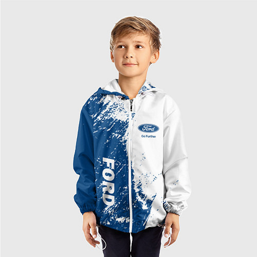 Детская ветровка Ford Форд два цвета / 3D-Белый – фото 3