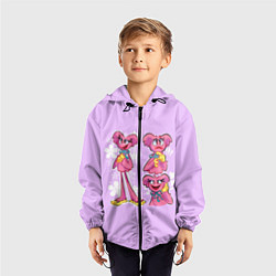 Ветровка с капюшоном детская РАЗНАЯ КИССИ МИССИ KISSY MISSY, цвет: 3D-черный — фото 2
