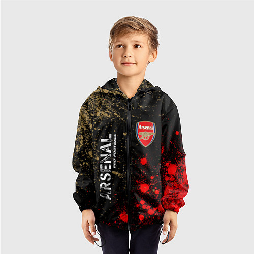 Детская ветровка АРСЕНАЛ Arsenal Pro Football Краска / 3D-Черный – фото 3
