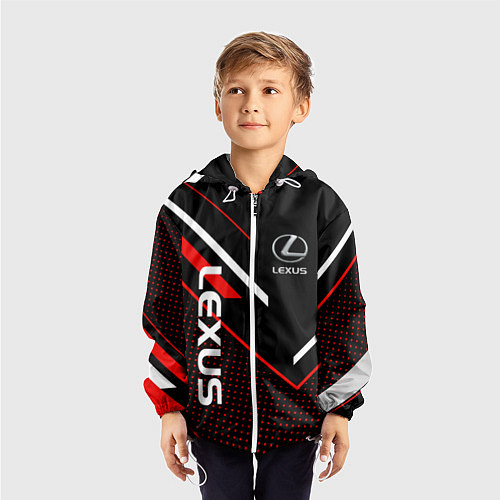 Детская ветровка LEXUS ЛЕКСУС СОВРЕМЕННЫЙ / 3D-Белый – фото 3