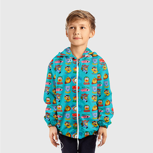 Детская ветровка CHILDRENS PICTURES ABOUT LIFE / 3D-Белый – фото 3