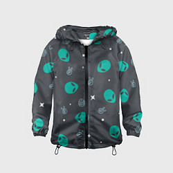 Детская ветровка Aliens pattern