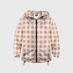 Детская ветровка Light beige plaid fashionable checkered pattern