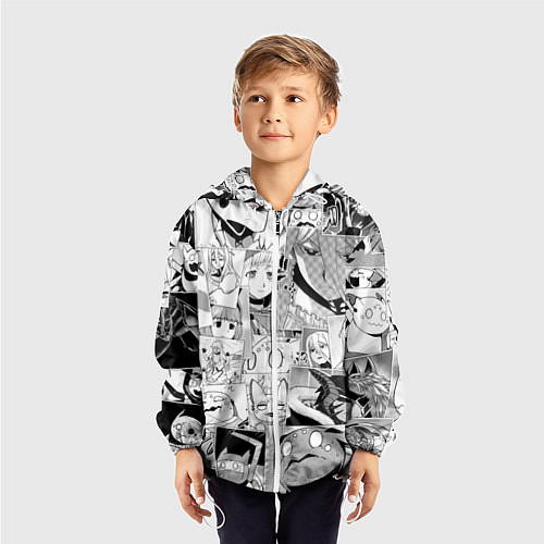 Детская ветровка Да я паук и что с того pattern / 3D-Белый – фото 3