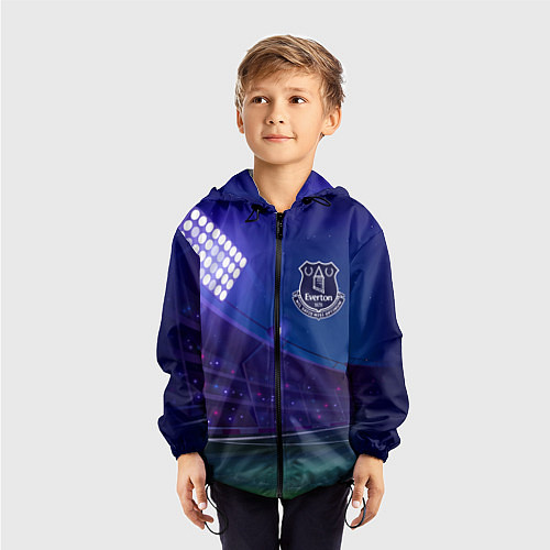 Детская ветровка Everton ночное поле / 3D-Черный – фото 3