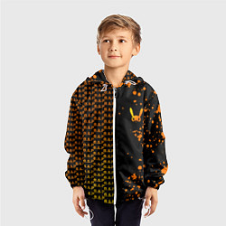 Ветровка с капюшоном детская B A P half pattern, цвет: 3D-белый — фото 2