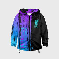 Ветровка с капюшоном детская Liverpool FC sport, цвет: 3D-черный