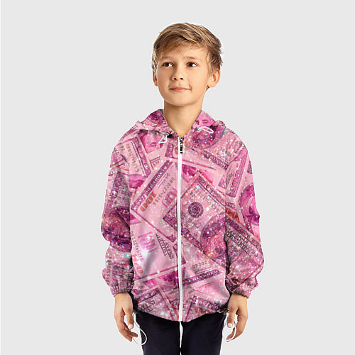 Детская ветровка Дорого богато / 3D-Белый – фото 3
