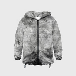 Ветровка с капюшоном детская Абстракция - gray mood, цвет: 3D-черный
