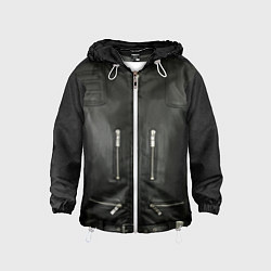 Ветровка с капюшоном детская Terminator first - leather jacket, цвет: 3D-белый