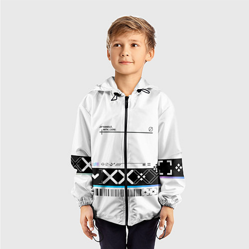 Детская ветровка Printstream white - скин CS / 3D-Черный – фото 3