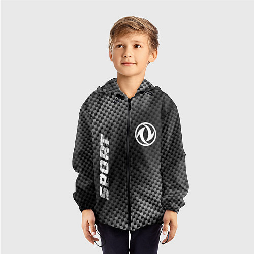 Детская ветровка Dongfeng sport carbon / 3D-Черный – фото 3