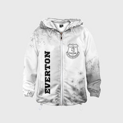 Ветровка с капюшоном детская Everton sport на светлом фоне вертикально, цвет: 3D-белый